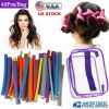 42Pcs Hair Curling Rods Soft Foam Spiral Twist Hair Curls Rollers Flexible Curling Tool Set