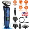 4 In 1 Electric Razor Shaver Rechargeable Cordless Head Beard Trimmer Shaver Kit IPX7 Waterproof Dry Wet Grooming Kit