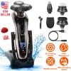 5 In 1 Electric Razor Shaver Rechargeable Cordless Head Beard Trimmer Shaver Kit IPX6 Waterproof Dry Wet Grooming Kit