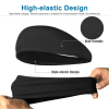 3x Mens Women Sweat Sweatband Headband Stretch Sports Head Band Yoga Gym Running