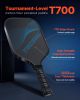Pro Carbon Fiber Pickleball Paddle Honeycomb Core Racket for Adults Blue
