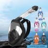Snorkeling Mask; Full Face Snorkeling & Diving Mask With 180° Panoramic View With Longer Vent Tube; Waterproof; Anti-Fog & Anti-Leak Technology Mask;